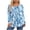 Light Blue, variant on Bixock Maternity's Top Plus Size Women Long Sleeve Shirts Solid Color Crew Neck Ruched Texture Loose Breathable Fall Blouse