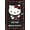 Black Framed Version, variant on Hello Kitty - Punk Wall Poster, 14.725" x 22.375" Framed