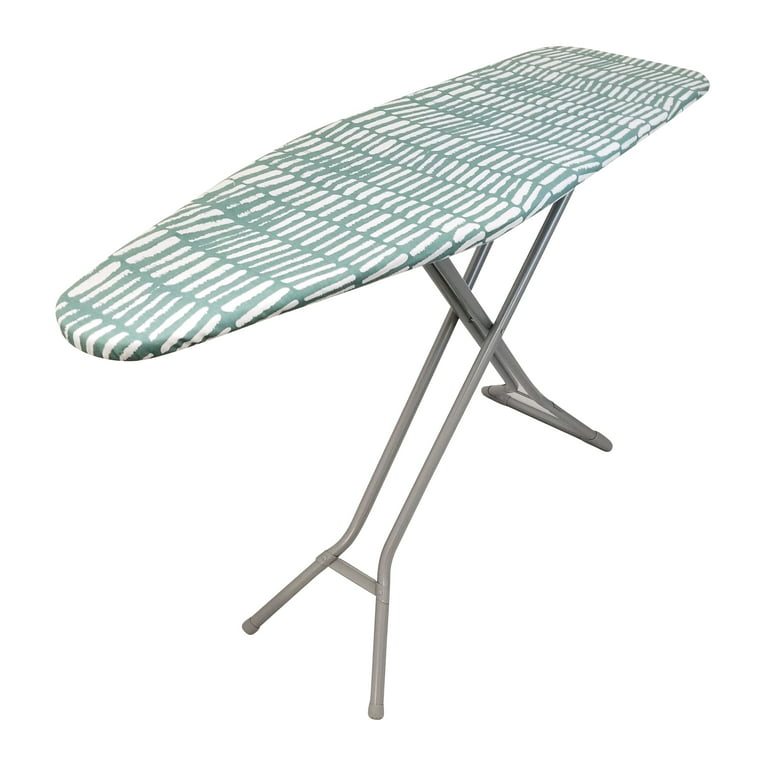 Mainstays Deluxe Ironing Board Cover & Pad Teal Chevron Fits Most Ironing  Boards