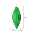 thumbnail image 3 of Vickerman M183204M 8 in. Green Matte Line Finial Ornament  4 per Bag, 3 of 3