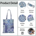 thumbnail image 2 of Sac de Courses Tribal Vintage en Toile – Sac Réutilisable Bohème, 2 of 6