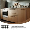 thumbnail image 2 of Mobutofu 8Pcs Cupboard Hinges Rolled Steel Overlay for Kitchen Furniture Use, 2 of 5