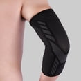 thumbnail image 5 of shenmeida 1 Pair Elbow Brace Compression Sleeve, Arm Support Sleeves Forearm Pain Relief Pads Braces for Tendonitis, Tennis & Golfers Elbow Treatment, Arthritis, Workout, Weight lifting, 5 of 8