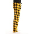 thumbnail image 5 of Garbnen Yellow Plaid Pajama Pants Men Color Block Wide Leg Sleep Pants for Men Drawstring Spring Summer Men’s Lounge Pants with Pocket, 5 of 5