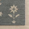 thumbnail image 4 of Rugs USA Ella Wool Area Rug, 4' x 6', Ella Blue Grey, 4 of 8