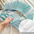 thumbnail image 4 of Twin Sze Fitted Sheet Set - Coastal Beach 2 Piece Bedding Sets 16" Deep Pocket Fitted Sheet with 1 Pillowcase, Ocean Wave Summer Sea Starfish Coral Teal Beige Brushed Microfiber Hotel Bed Sheets, 4 of 9