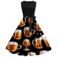 thumbnail image 1 of WILLBEST Vestidos Casuales para Mujer con Curvas Vestido Informal de Verano de Manga Corta con Cuello Redondo y Cinturón Extraíble con Estampado de Oktoberfest Mediana​​, 1 of 2