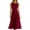 Red, variant on Wedding Guest Dresses for Women Elegant Sleeveless Stretchy Ruched Waisted a Line Midi Dress Stylish Pure Color Bodycon Flowy Hem Party Gown Dresses 2026 Black S