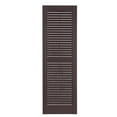 thumbnail image 1 of Perfect Shutters IL501539025 Premier Volet Décoratif Extérieur Persienne Marron - 15 x 39 Po., 1 of 1