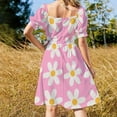 thumbnail image 5 of Pink Daisy Design Dress summer dresses ladies 2024 Women's skirt dresses summer woman 2024, 5 of 7