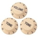 thumbnail image 1 of Tapas de volumen 3 Piezas Yuyangstore Plástico guitarra eléctrica ST SQ Beige, 1 of 8