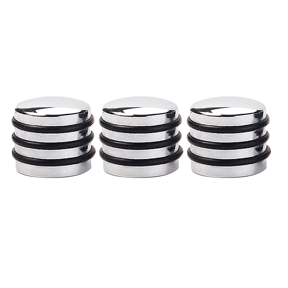 HOMEMAXS 9 pcs Volume Control Knob with Dome for Guitar Bass Parts Accessory GD111 (Silver)