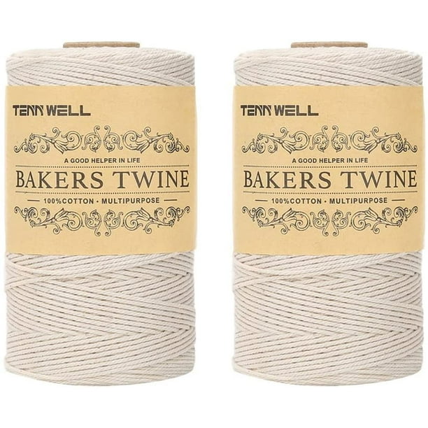 Cooking Twine, 656Feet 1mm Food Safe Kitchen Cotton String Butchers