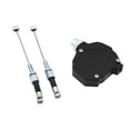 thumbnail image 2 of Cable de embrague para acrobacias de motocicleta Accesorios para motocicletas Sistema de cable de fácil extracción negro, 2 of 9