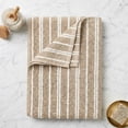 thumbnail image 5 of Mainstays Basic Striped Bath Towel, Soft 100% Cotton and Highly Absorbent Bath Towel, Tan, 5 of 5