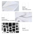 thumbnail image 4 of Haosy 2 Pack Kitchen Wash Cloths with Hanging Loops Absorbent Absorbent Quick Drying Hand Towels, Black Different Rectangular, 4 of 7