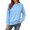 Blue, variant on Vedolay Cute Tops for Women Women's 2023 Fall Fashion 2023 Long Sleeve Pullover Tops Casual Crewneck Sweatshirts,Pink XL