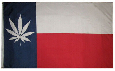 Rainbow Marijuana Pot Leaf USA Polyester 3x5 Ft Flag Weed Banner Hippie New 100D 