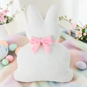 Easter Bunny Plush Pillow Soft Decorative Accent Cushion
