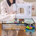 thumbnail image 4 of HELLHERO Premium Fabric Sewing Machine Mat Beach Running Horse Pattern Beautiful & Practical Fusion Foldable Non-Slip Easy to Clean, 4 of 5