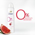 thumbnail image 4 of Dove 0% Aluminum Women's Deodorant Spray Pomegranate & Lemon Verbena, 4 oz, 4 of 11