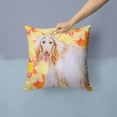 thumbnail image 2 of Afghan Hound Fall Fabric Decorative Pillow, 2 of 4
