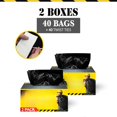 thumbnail image 5 of Contractor Garbage Bags 55 Gallon | 40 Trash Bags | Heavy Duty | Black Contractor, 5 of 7