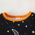 thumbnail image 5 of Gubotare Boys Halloween Pajamas Little Boys Pajamas Toddler Boys Clothes Sleepwear 2 Pieces Pjs Kids Jammies Sets Size 4t 5t (Orange,4-5 Years), 5 of 7