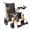 Orange, variant on Zygenair Lightweight Foldable Electric Wheelchair for Adults, Motorized Power Chair with Removable Battery, 330 lbs Capacity, 15-Mile Range, Regular, Blue