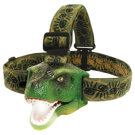 DinoBryte LED Headlamp - T-Rex Headlamp for Kids (Best Green Led Headlamp)