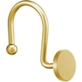 thumbnail image 2 of 12-Piece Gold Shower Curtain Hangers - Rustproof Metal Rings, No-Scratch Smooth Sliding, Modern Decorative Hooks for Bathroom Rods, 2 of 4