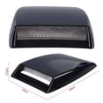 thumbnail image 4 of Universal Car SUV Decorative Air Flow Intake Scoop Bonnet Vent Cover Hood Black, 4 of 11