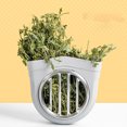 thumbnail image 3 of BeesClover Rabbit Hay Feeder Small Animal Large Capacity Hanging Hay Rack with Chew-Proof 304 Stainless Steel Grid for Rabbit Bunny Guinea Pig Cage Hutch Crat, 3 of 8