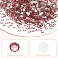 thumbnail image 2 of Paquete de 3000 Strass de Resina con Respaldo Plano, Cristales de 5mm para Manualidades/Ropa/Decoración de Uñas [Rosa Oscuro], 2 of 6