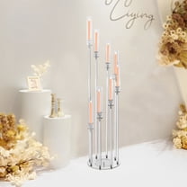 Acrylic Clear Candle Holder, Candle Holder 8-head Candle Holder, for Weddings, Birthdays, Party Event, Centerpieces Decorations