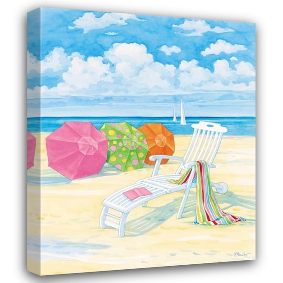 Paul Brent 20x24 Gallery Wrapped Canvas Wall Art Titled - Oceanside IV