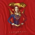 thumbnail image 2 of Supergirl Standing Symbol Women's T Shirt, Red, Medium, 2 of 6