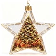thumbnail image 2 of Glowing Christmas Story Star Shaped Decor,Light-Up Mini Holiday Scene Ornament with Warm LED Light,Festive Keepsake Hanging Pendant for Christmas Tree,Home And Party Decoration(Christmas Tree), 2 of 6
