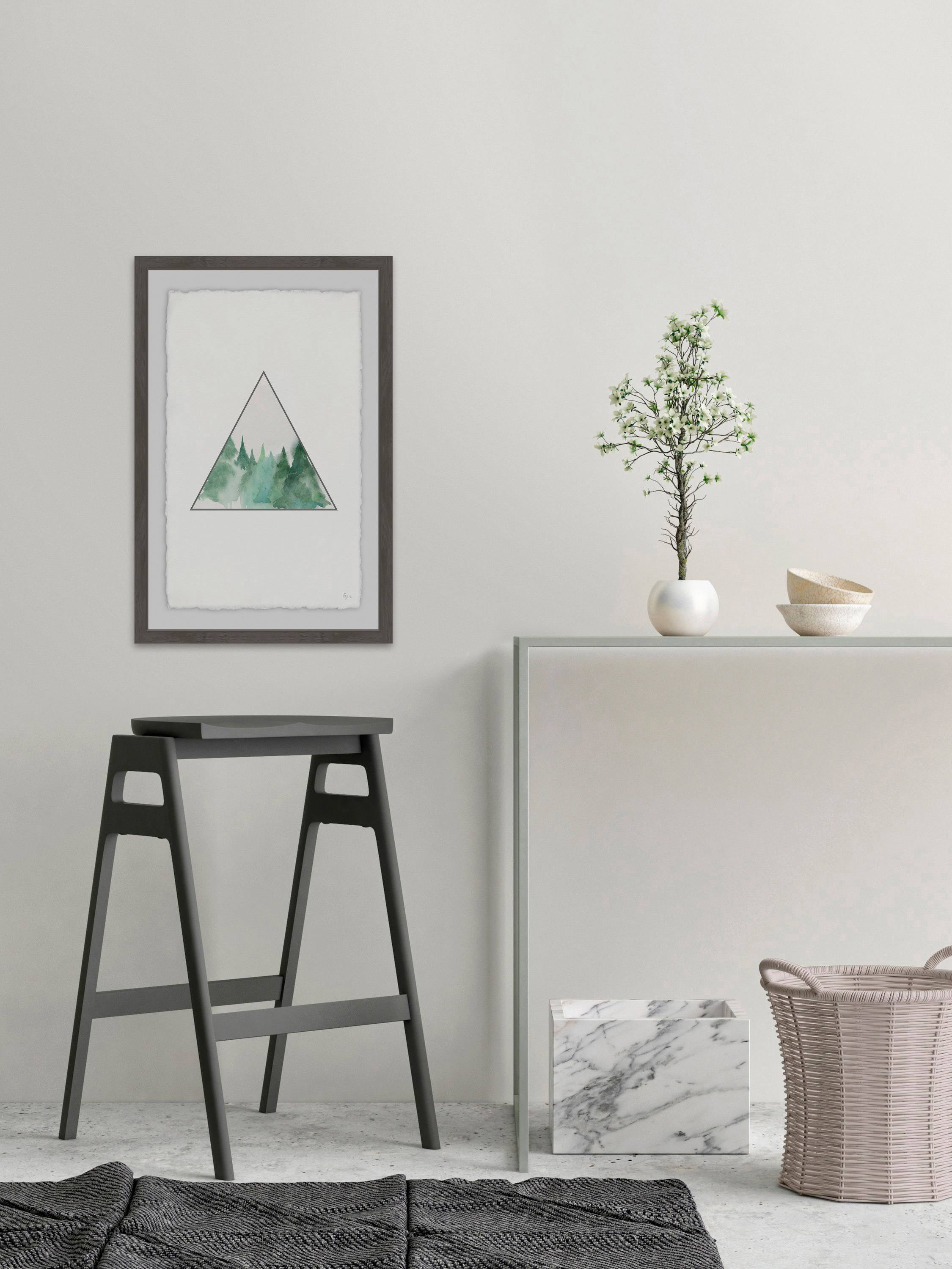 Grove Untouched Framed Painting Print