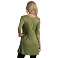 thumbnail image 2 of Women's Elbow-Length Sleeve Tunic, 2 of 5