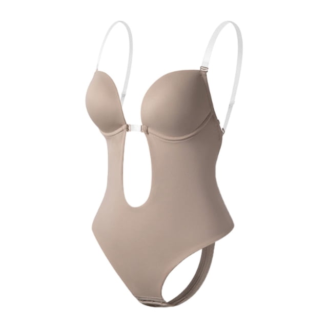 Body de mujer sin espalda, tanga moldeadora, faja moldeadora para mujer para vestidos con espalda baja L