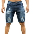 thumbnail image 3 of Youmylove Men's Relaxed Straight Jeans Casual Shorts Spring Summer Pocket Sports Fashion Daily Versatile Denim Short Pants Jeans Skinny Jean Pants, 3 of 9
