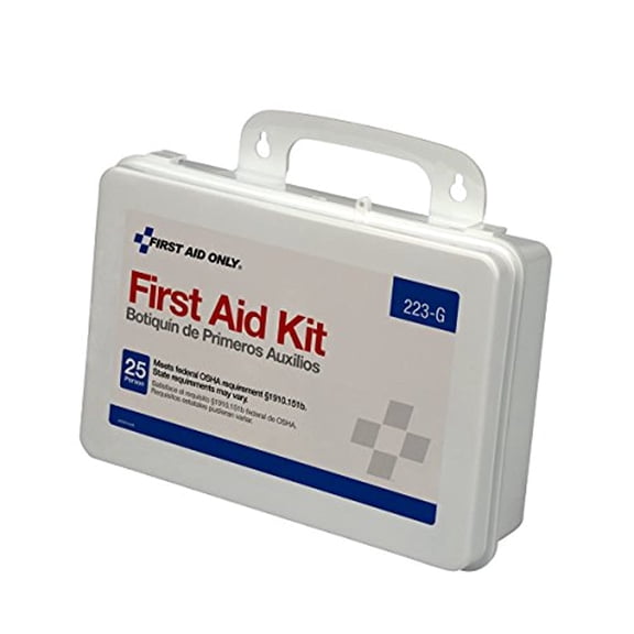 First Aid Only First Aid Kit w/House,107pcs,3x7",WHT 223