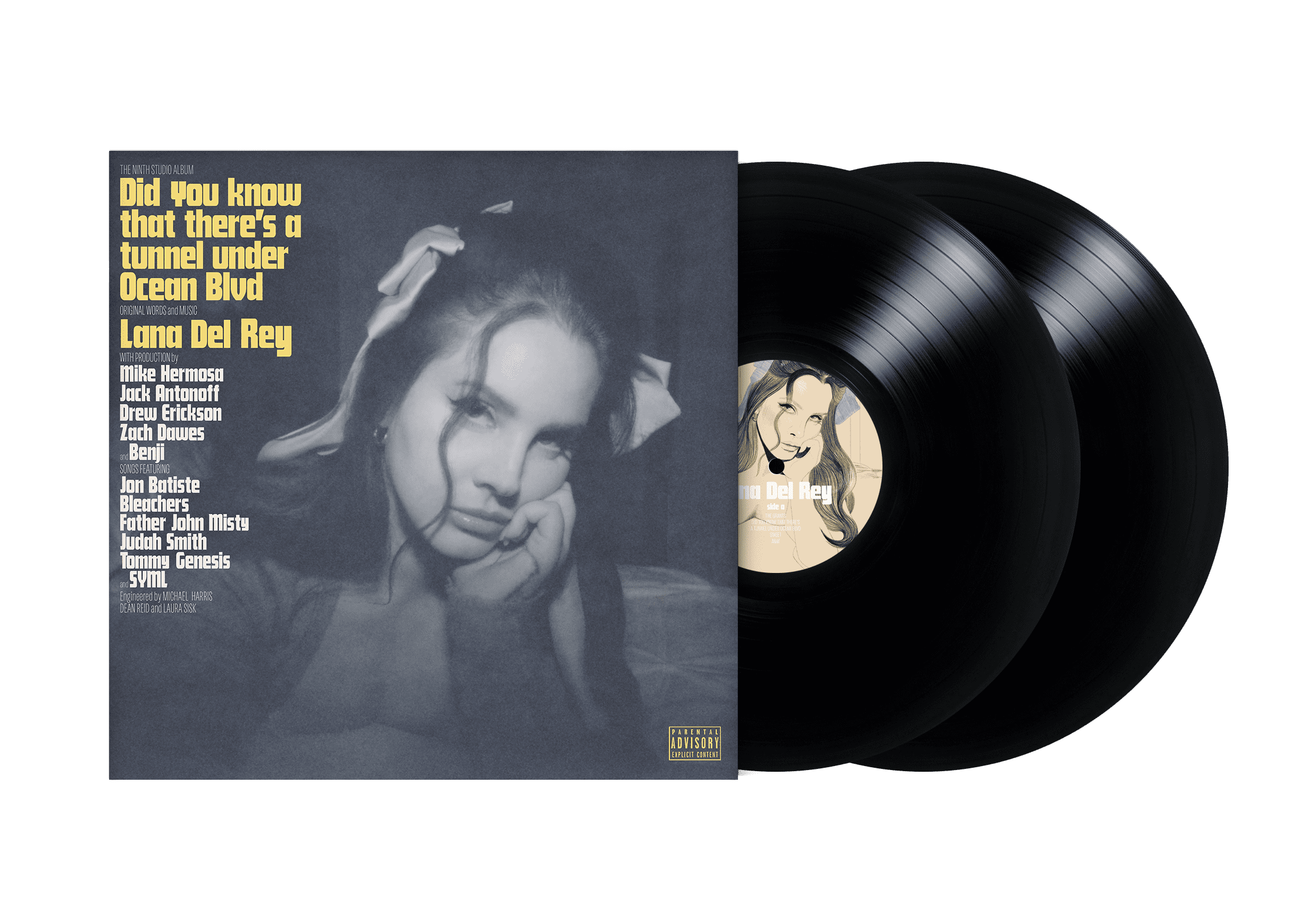 Lana Del Rey - Did You Know That There's A Tunnel Under Ocean Blvd - - - Vinyl LP (Interscope Records) - Walmart.com