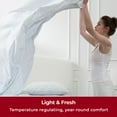 thumbnail image 6 of Mellanni Sheet Set Brushed Microfiber, Extra Deep Pocket, 4 Piece King, Laced Sky Blue, 6 of 9