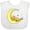AA-White, variant on Inktastic Tabby Kitty Lunar Love Boys or Girls Baby Bib