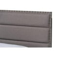 thumbnail image 4 of Baxton Studio Ansa Twin Size Gray Fabric Upholstered Bed, 4 of 8