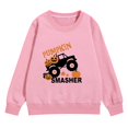 thumbnail image 5 of Coerni Boys Girls Halloween Sweatshirt Cartton Truck Spooky Pumpkin Graphic Pullover Kids Fall Fashion Long Sleeve Tops, 5 of 7