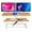 Log Color, variant on Standing Desk Converter 37 Inch, Height Adjustable Stand Up Desk Riser, Manual Gas Spring Desktop for Home Office(Log Color)