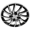 thumbnail image 3 of Shisuyan 14 Inch Car Wheel Case Hubcap for Car Hub Auto Refit Accessory (Silver Black), 3 of 9
